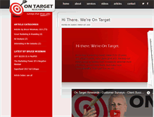 Tablet Screenshot of ontargetresearch.com